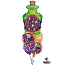 Bouquet 360 Eat Drink And Be Scary Qualatex #44201 43464-2 46510-2